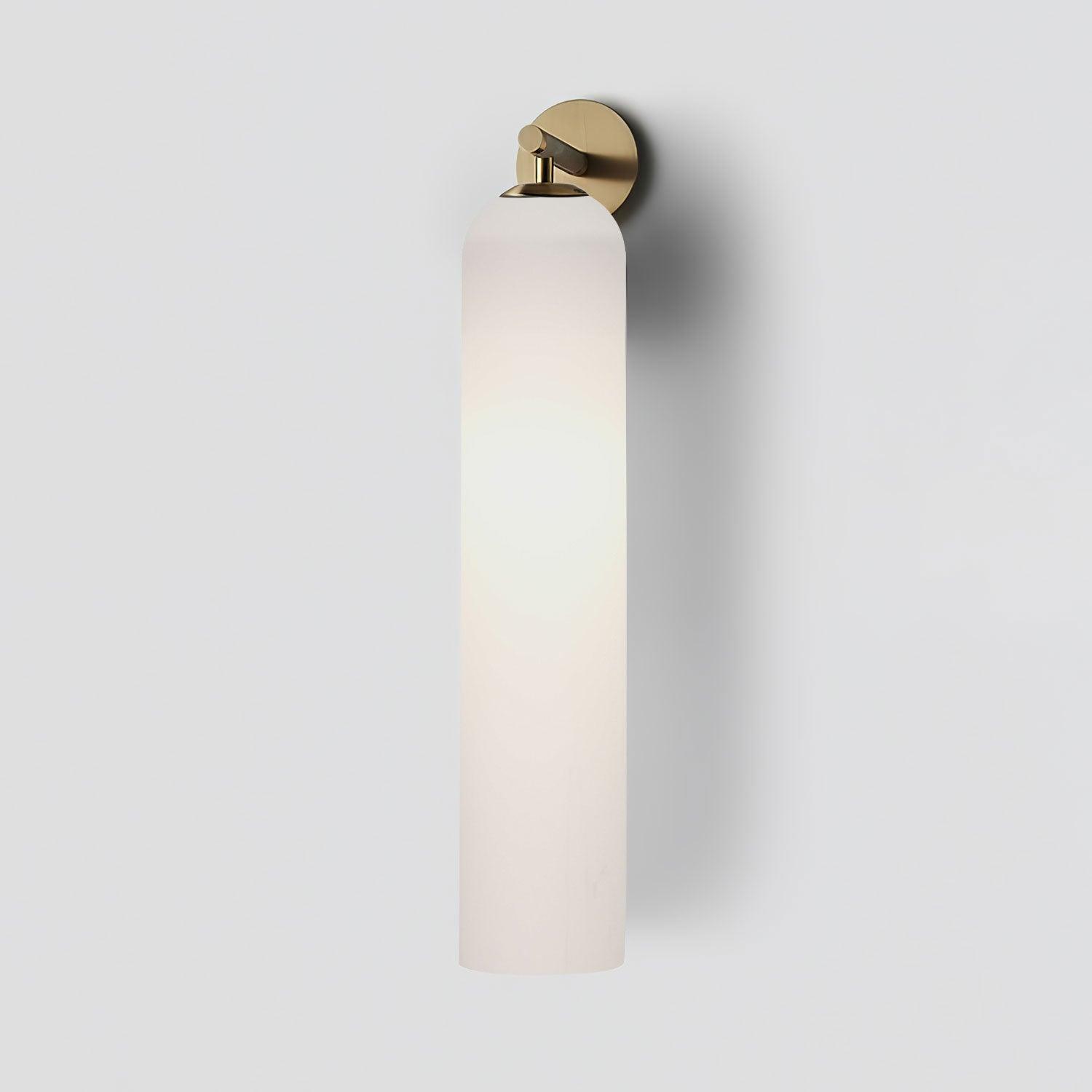 Applique Murale Design en Verre avec Éclairage LED Chaud - Idéale pour Chambre et Salon, Dimensions 25x15 cm