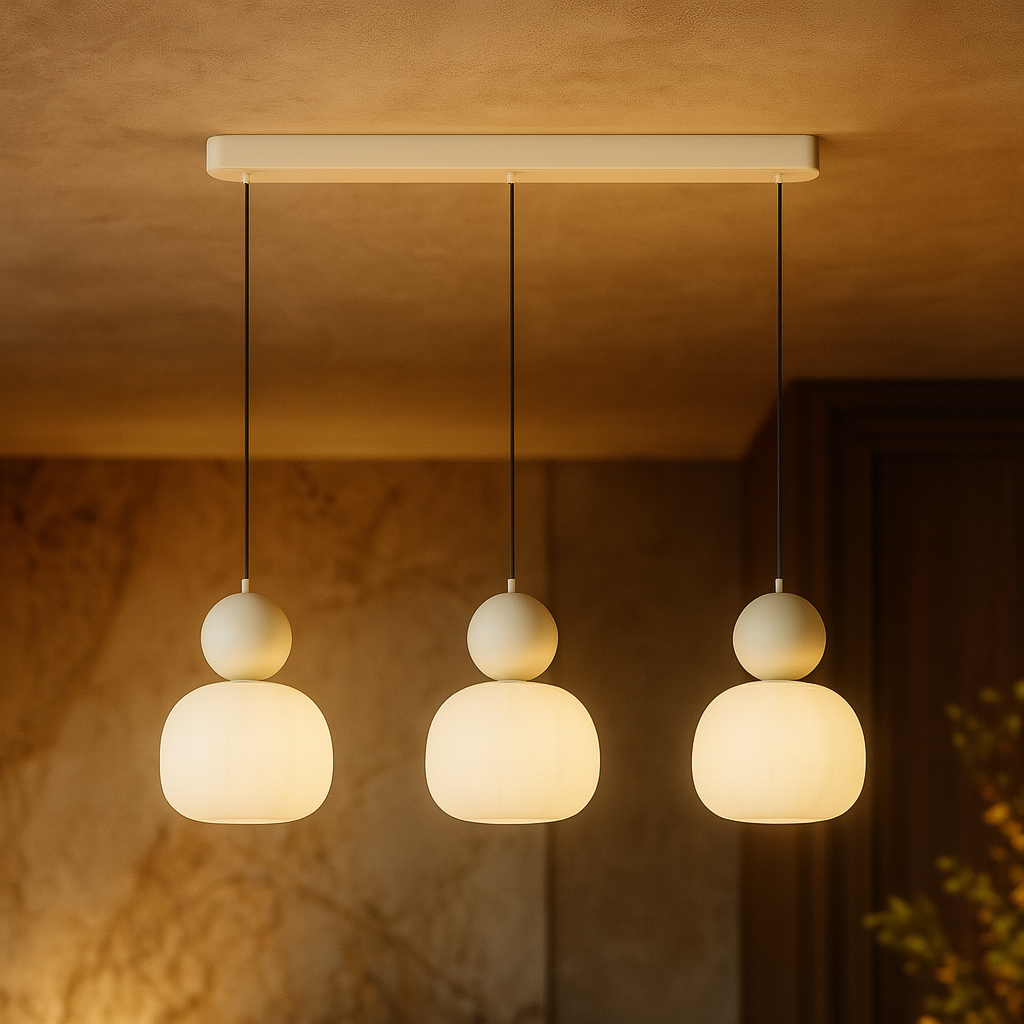 Suspension Art Déco Élégante en Métal et PMMA avec Abat-Jours Modulaires pour Intérieur Moderne - Design Sophistiqué et Durable