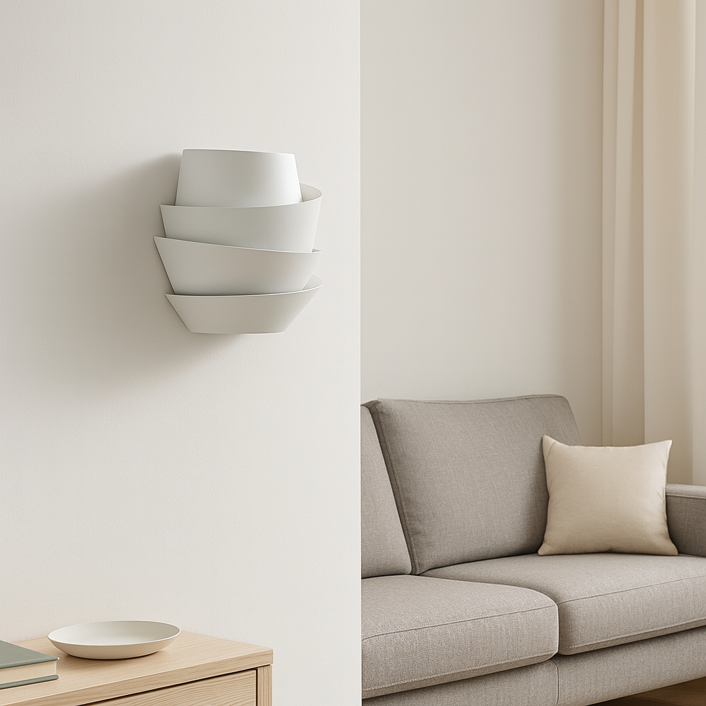 Applique Murale Design Scandinave à 2 Lumières en Fer pour Salon et Chambre – Élégante Lampe Murale Moderne