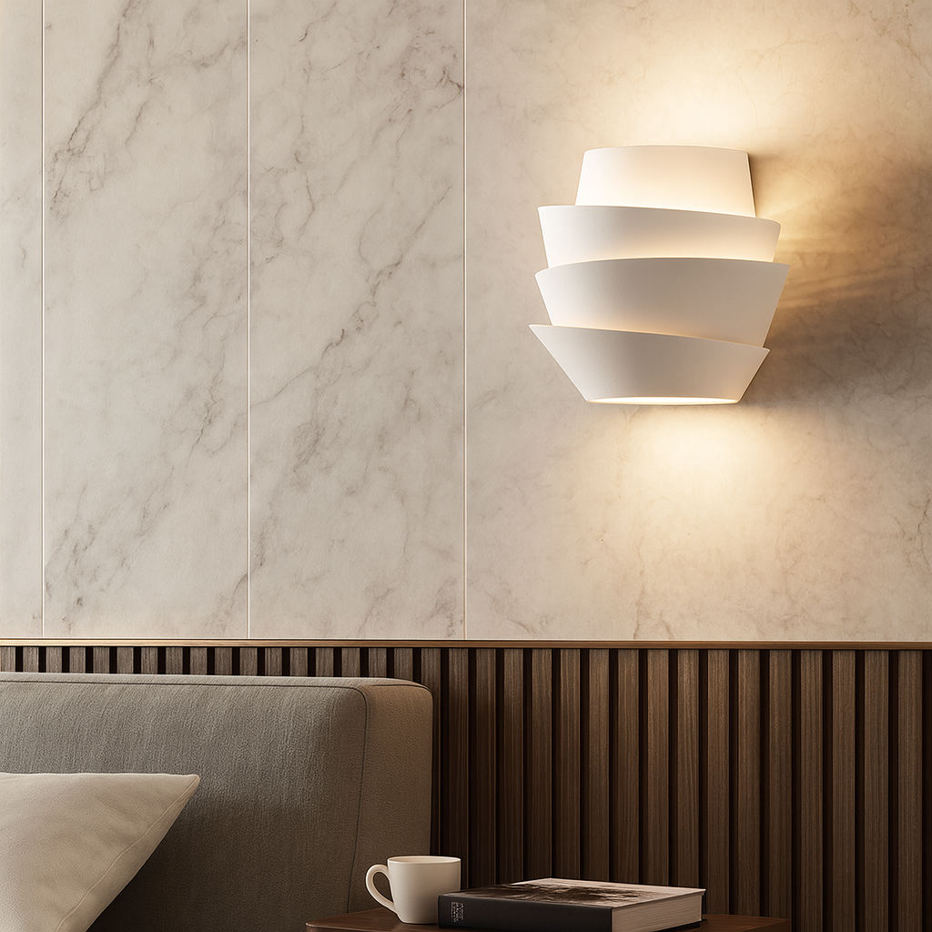 Applique Murale Design Scandinave à 2 Lumières en Fer pour Salon et Chambre – Élégante Lampe Murale Moderne