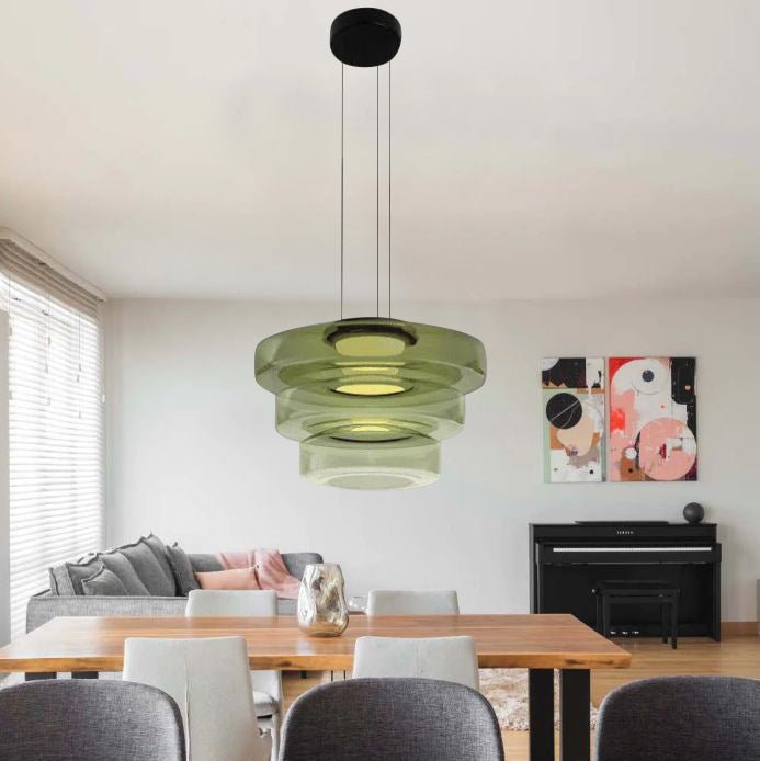 Lampe Suspendue en Verre Design Minimaliste – Luminaire Suspendu Élégant pour Cuisine et Intérieurs Modernes
