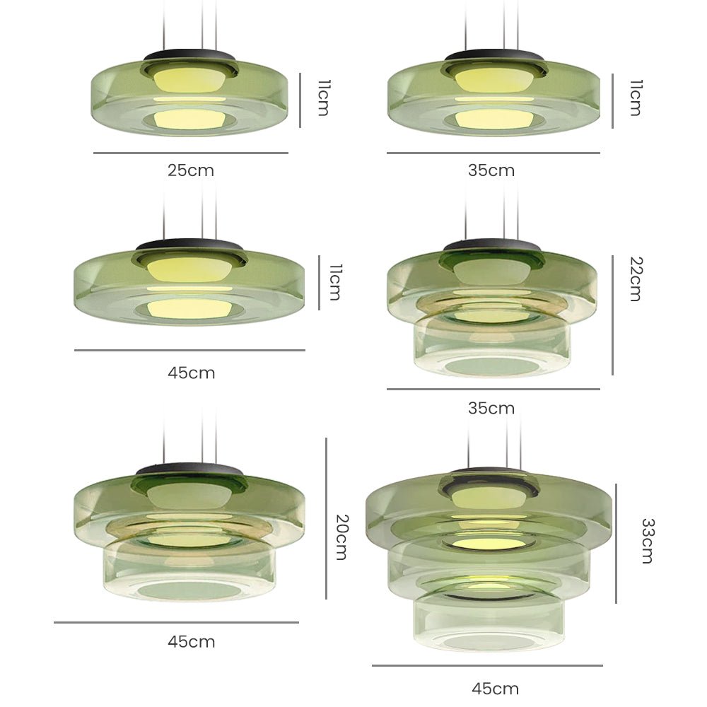 Lampe Suspendue en Verre Design Minimaliste – Luminaire Suspendu Élégant pour Cuisine et Intérieurs Modernes