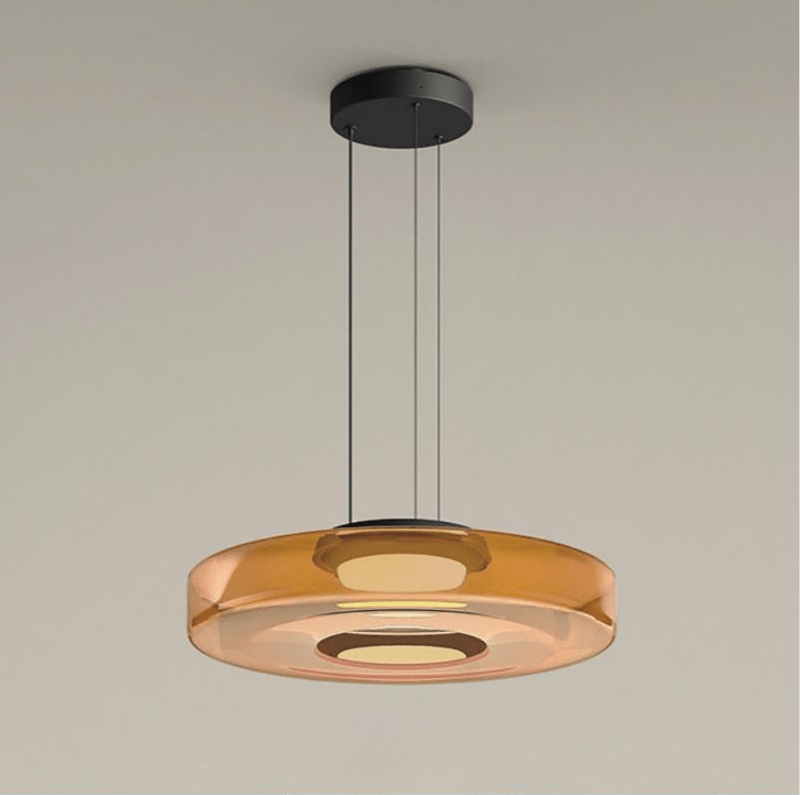 Lampe Suspendue en Verre Design Minimaliste – Luminaire Suspendu Élégant pour Cuisine et Intérieurs Modernes