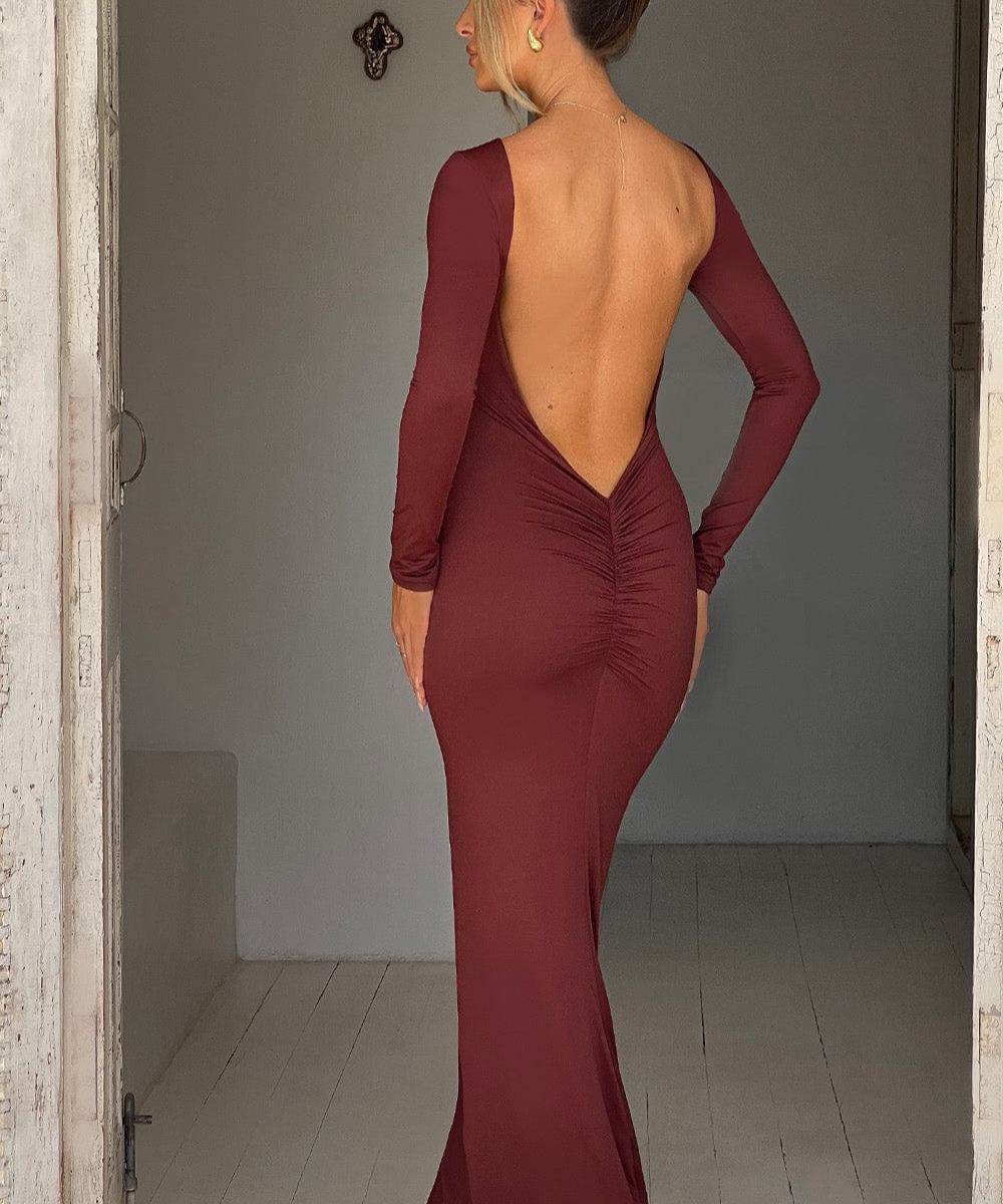 Philou&#39;s | Deep cut maxi dress