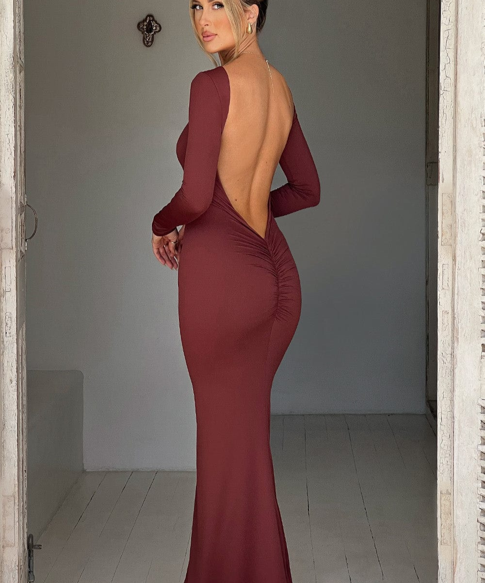 Philou&#39;s | Deep cut maxi dress