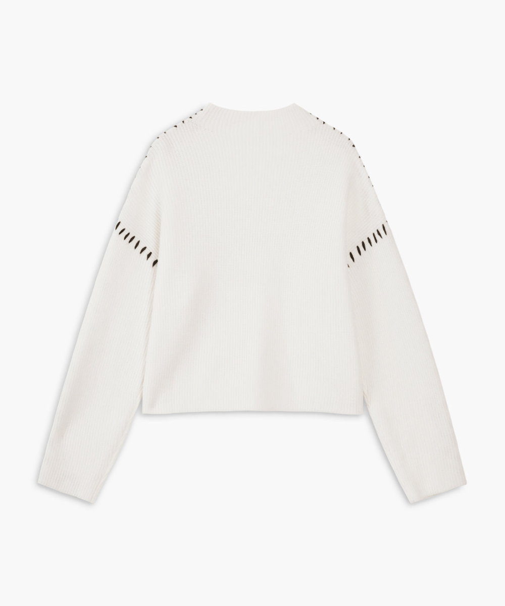 Shift The Focus Oversized Mock Neck Sweater