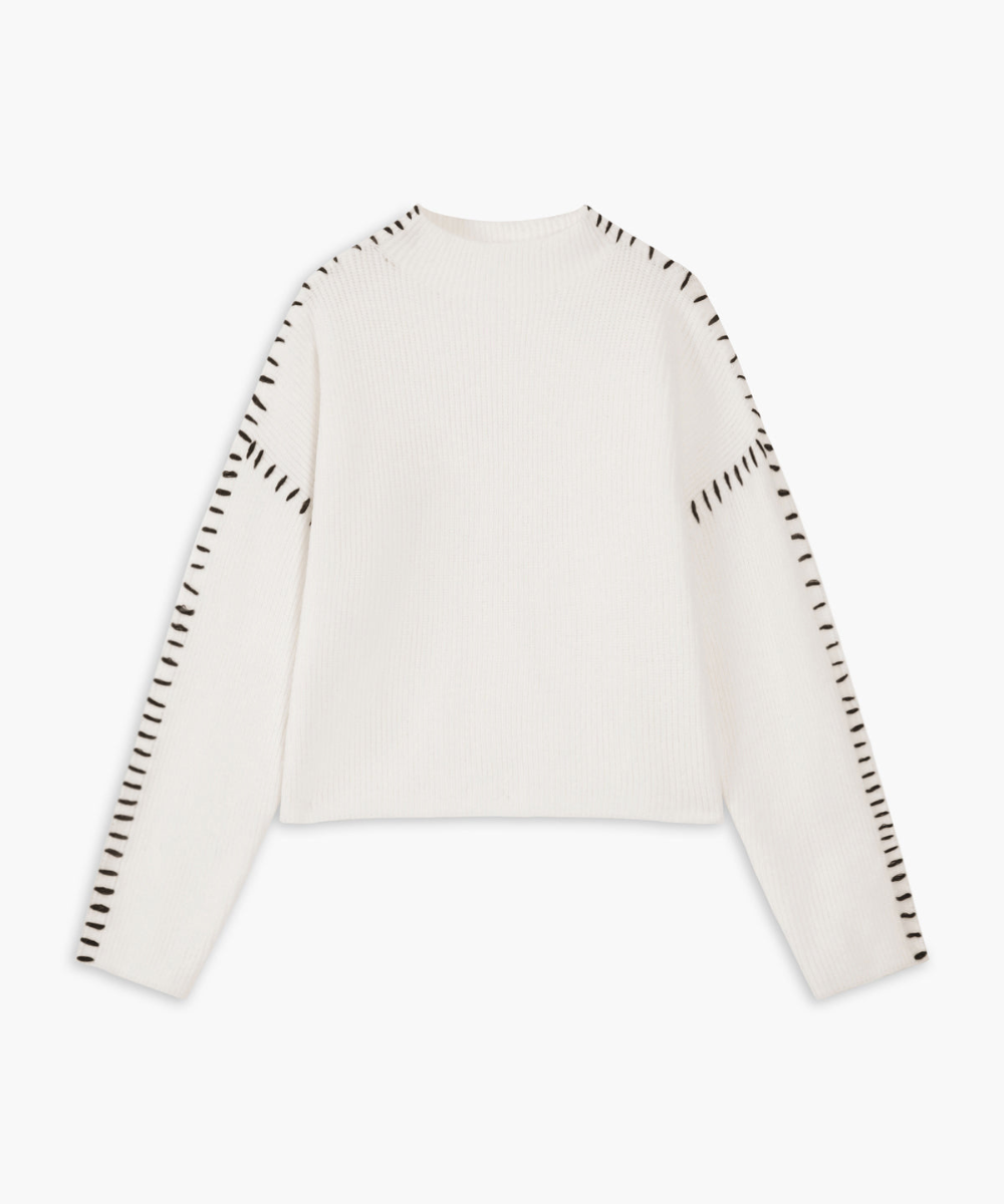 Shift The Focus Oversized Mock Neck Sweater